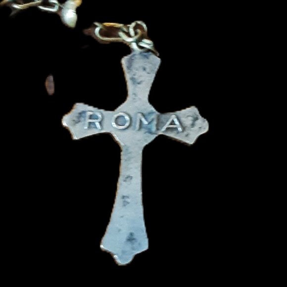 Two Vintage 1940s/1950s Italian Rosaries (a pair) - Picture 6 of 9